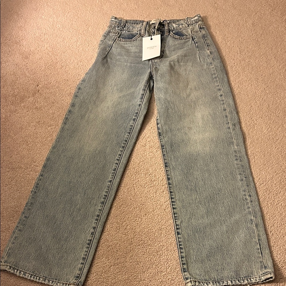 Hidden LA Logan Women’s Jeans, size 24 waist, 30” inseam light wash